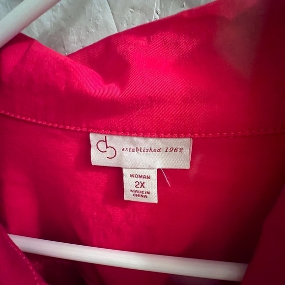 DB lightweight red jacket size 2x - Picture 2 of 4